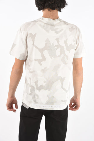 Camouflage t-shirt with logo