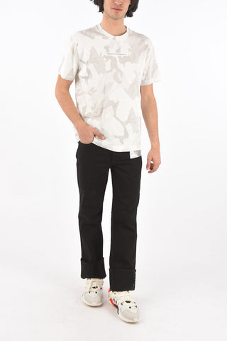 Camouflage t-shirt with logo