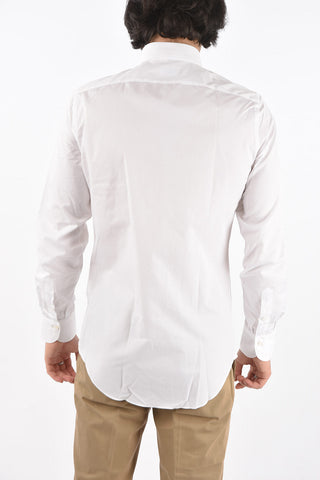 camicia collo francese in popeline 