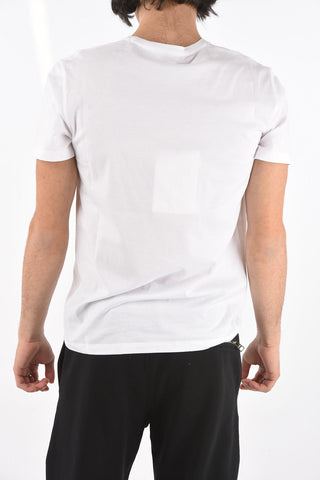 Crew Neck SKULL Cotton T-Shirt