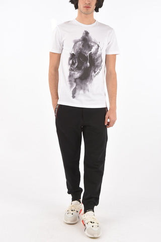 Crew Neck SKULL Cotton T-Shirt