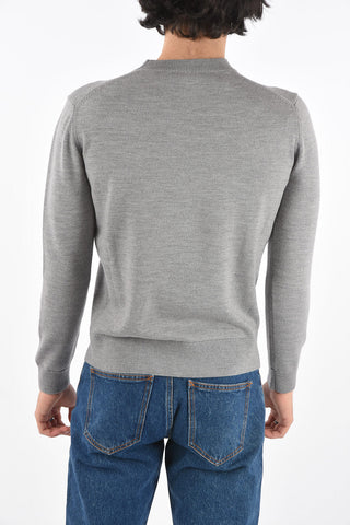 Crew Neck Logo Patch Pullover