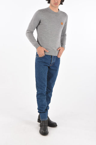 Crew Neck Logo Patch Pullover