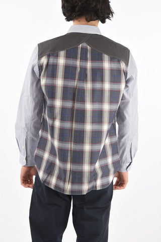 Standard Collar Multipatterned Shirt