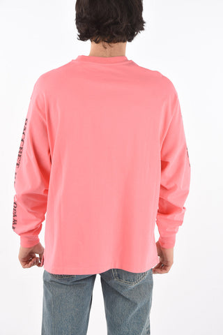 Printed oversize long sleeve t-shirt