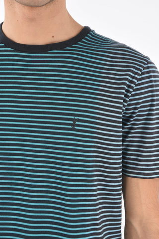 Striped TEE VINTAGE Shaded Cotton T-Shirt