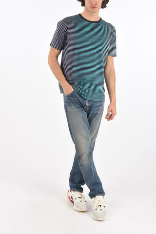Striped TEE VINTAGE Shaded Cotton T-Shirt