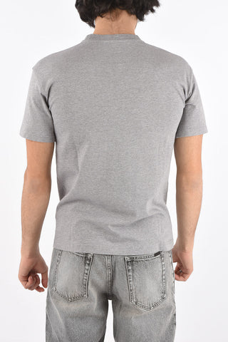 Crew Neck TIGER Embroidered T-Shirt