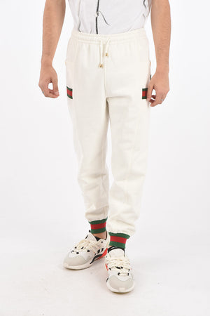2 Pocket Contrasting Band Cotton Joggers