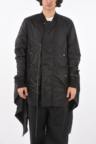 Multipocket Cape Sleeve Raincoat