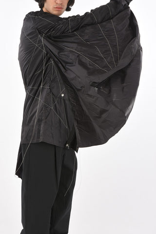 Multipocket Cape Sleeve Raincoat