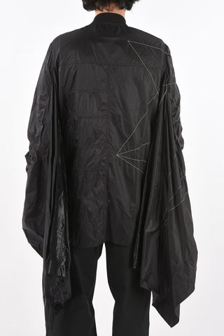 Multipocket Cape Sleeve Raincoat