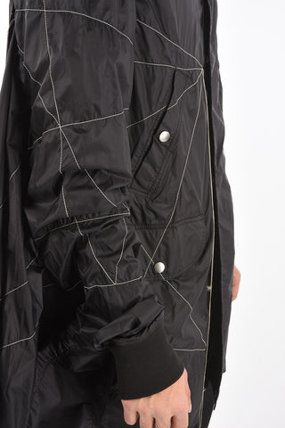 Multipocket Cape Sleeve Raincoat