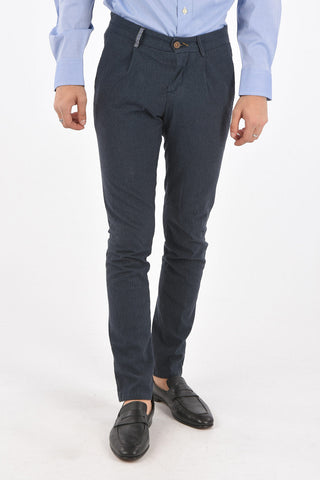 Pinstriped SLIM FIT Chino Pants