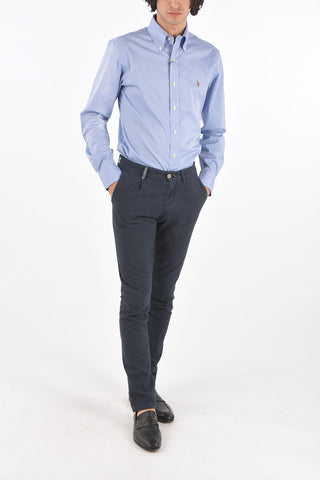 Pinstriped SLIM FIT Chino Pants