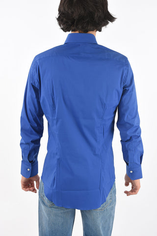 Standard Collar Popeline Cotton Shirt