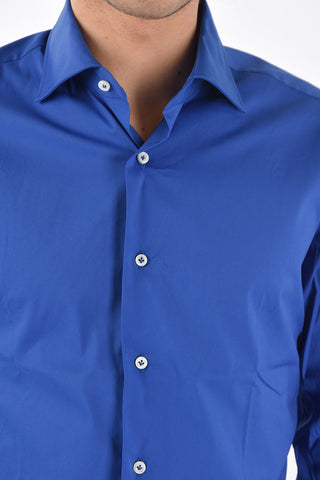 Standard Collar Popeline Cotton Shirt