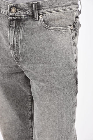 Jeans 5 Tasche Cropped con Vita Regolare