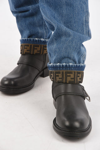 5 Pocket Logo Cuff Dèlavè Denims