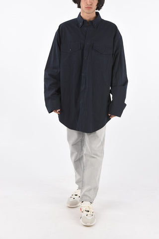Camicia Oversized western con Collo Button-down