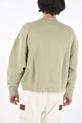 SMILEY printed crewneck sweatshirt JUGGLER PIN UP