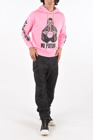 Hooded Sweatshirt NO FUTURE with Print