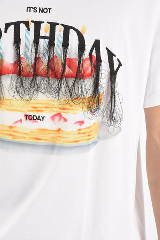 T-shirt NOT ANNIVERSARY embroidered