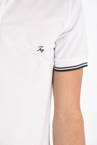 Polo in Cotone con Logo Ricamato