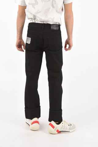 Jeans 5 Tasche REGULAR FIT con Logo Stampato
