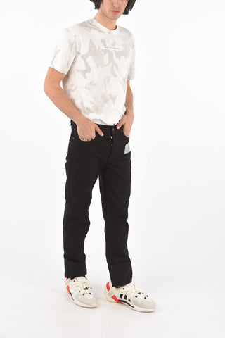 Jeans 5 Tasche REGULAR FIT con Logo Stampato
