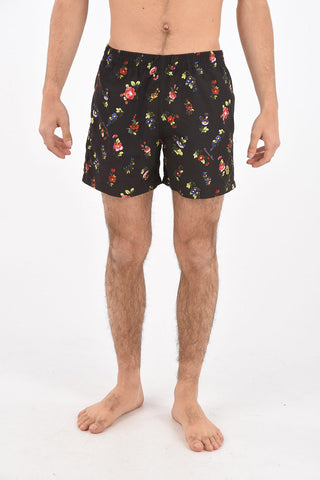 Costume da bagno boxer con stampa floreale