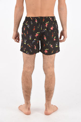 Costume da bagno boxer con stampa floreale