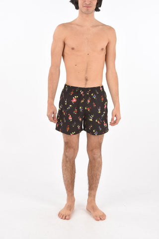 Costume da bagno boxer con stampa floreale