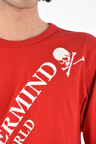 Crew Neck Printed Cotton T-Shirt