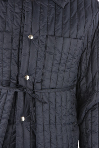 Padded Jacket with Snap Closure