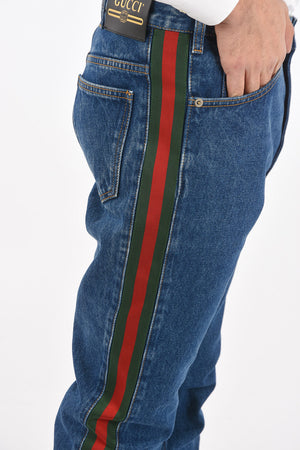 5 Pocket Side Contrasting Band Denims
