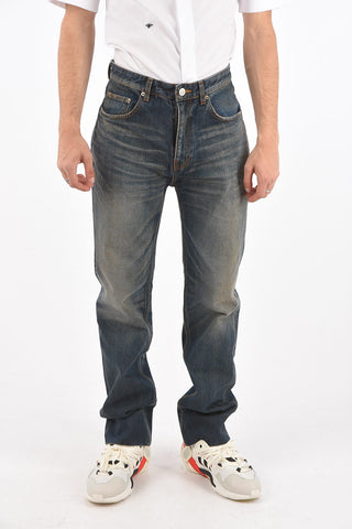 Jeans Slim in Cotone Organico Giapponese 18cm