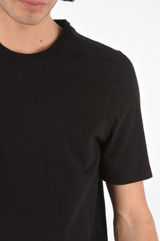 Crewneck T-shirt LEVEL TEE with Logo Patch