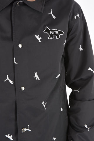 MAISON KITSUNE printed coach windbreaker