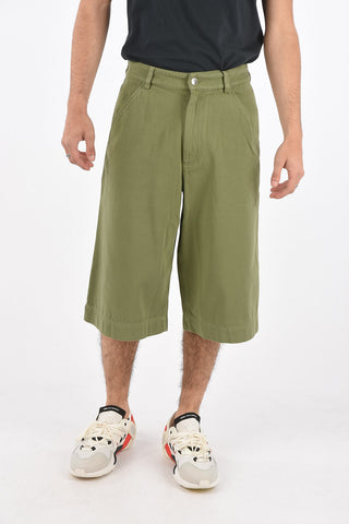4 Pocket Cotton Shorts with Belt Loops