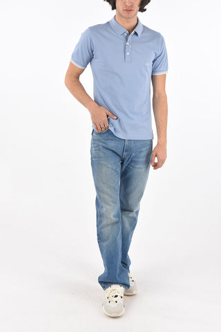 Embroidered Logo Cotton Polo