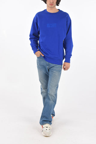 MAISON KITSUNE SURF THE WEB embroidered crewneck sweatshirt