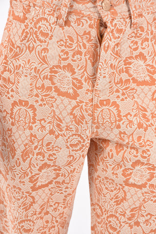 LEE relaxed fit brocade Carpenter pants
