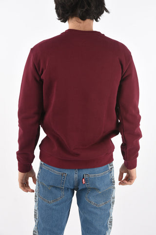 Crewneck sweater OUTLINE with embroidered logo