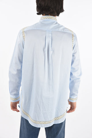Camicia in Cotone SHARK con Stampa Dipinta