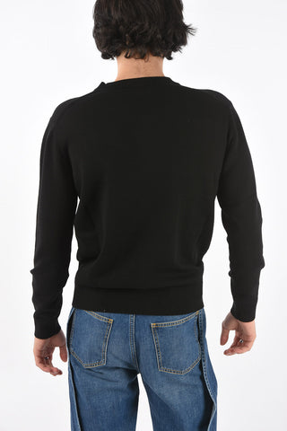 Crew Neck Logo Patch Pullover