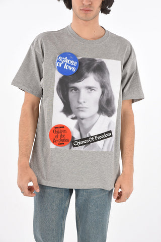 Printed CHIMES OF FREEDOM big fit t-shirt