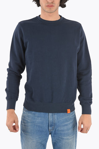 Felpa girocollo in cotone jersey