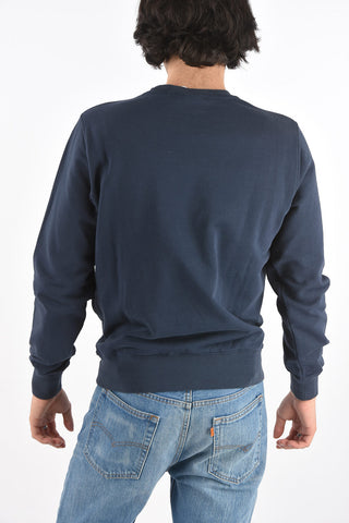 Felpa girocollo in cotone jersey