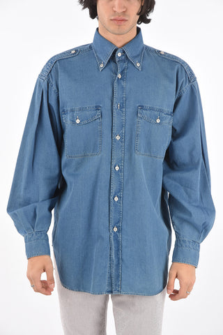 Camicia denim oversize